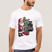 Merry kerstkerstkerstkerstman t-shirt (Voorkant)