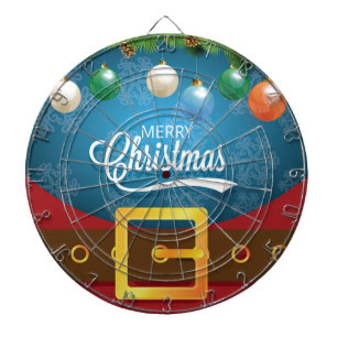 Merry kerstkerstkerstkerstset dartbord