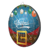 Merry kerstkerstkerstkerstset dartbord (Voorkant Rechts)