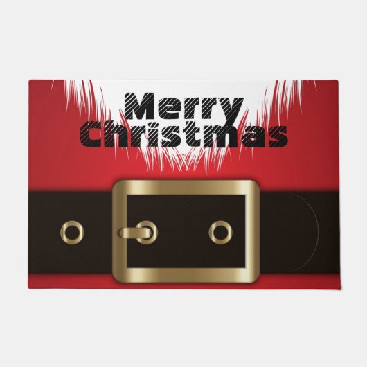 Merry kerstkerstkerstkerstset deurmat (Voorkant)