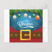 Merry kerstkerstkerstkerstset feestdagenkaart (Voorkant)