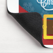 Merry kerstkerstkerstkerstset muismat (Hoek)