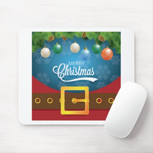 Merry kerstkerstkerstkerstset muismat (Met muis)