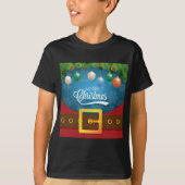 Merry kerstkerstkerstkerstset t-shirt (Voorkant)