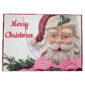 Merry Kerstkerstkersttasje Groot Cadeauzakje (Achterkant)