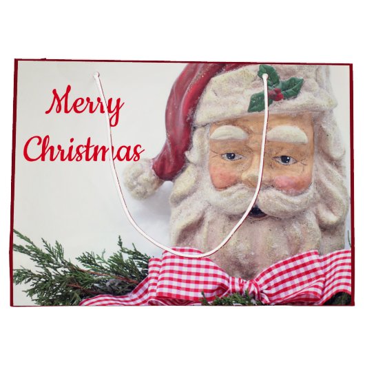 Merry Kerstkerstkersttasje Groot Cadeauzakje (Achterkant)