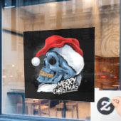 Merry Kerstkerstman Raamsticker (Cafe Raam)