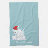 Merry Kerstkeuken Towel-Polar Beer Theedoek (Verticaal)
