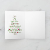 Merry KerstKoala Beer Feestdagen Kaart (Binnen)