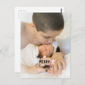 Merry Kerstkoekie Gingerbrood Foto Briefkaart (Voorkant / Achterkant)