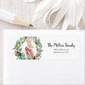 Merry Kerstkonijn Etiket (Insitu)