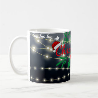 Merry-kerstlampjes Koffiemok