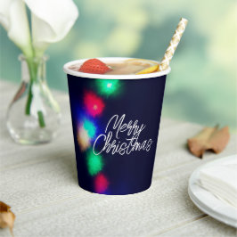 Merry-kerstlampjes Papieren Bekers