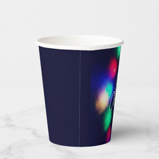 Merry-kerstlampjes Papieren Bekers (Rechts)