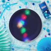 Merry-kerstlampjes Papieren Bordje (Feest)