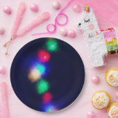 Merry-kerstlampjes Papieren Bordje (Feest)