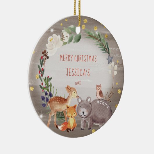 Merry Kerstland Ornament (Rechts)