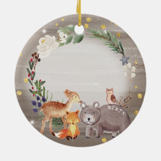 Merry Kerstland Ornament (Achterkant)