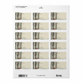 Merry Kerstland Winter Forest Joy Etiket (Full Sheet)