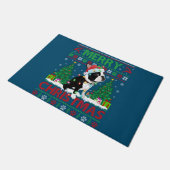 Merry KerstLighting Ugly Boston Terrier Chris Deurmat (Schuin)