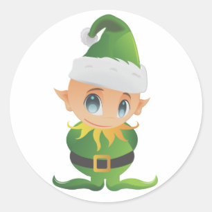 Merry Kerstlil Angel Sticker