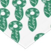Merry KerstLove Green White Tafelkleed (Gekanteld)