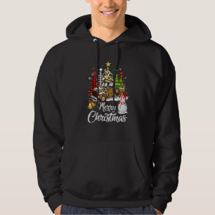 Merry Kerstluipaard Truck Buffalo Pset Xmas T Hoodie