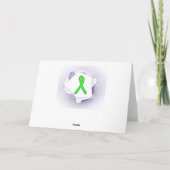 Merry Kerstlyme Disease Cure Feestdagen Kaart (Achterkant)