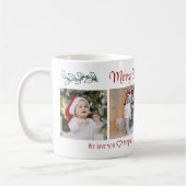 Merry Kerstmam 4 Foto Collage Koffiemok (Links)