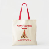 Merry Kerstmam Tote Bag (Voorkant)