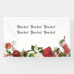 Merry Kerstman Jouw tekst Banner