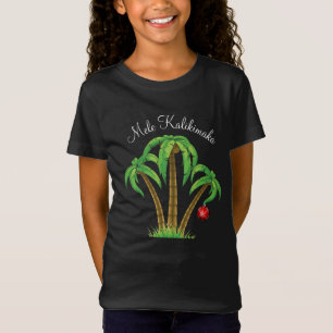 Merry Kerstman Kinder Shirt-Mele Kalikimaka T-shirt