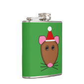 Merry kerstmank Flask Heupfles (Rechts)