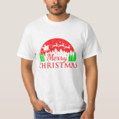 Merry kerstMannen T Shirt (Voorkant)