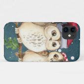 Merry-Kerstmas Owls Case-Mate iPhone Case (Achterkant (horizontaal))