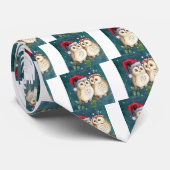 Merry-Kerstmas Owls Stropdas (Opgerold)