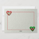 Merry kerstmas wenskaart feestdagenkaart (Achterkant)