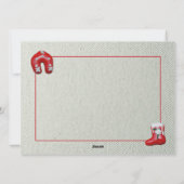 Merry kerstmas wenskaart feestdagenkaart (Achterkant)