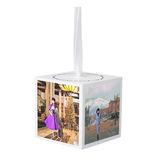 Merry Kerstmatisse Decoratie (Achter hoekig)