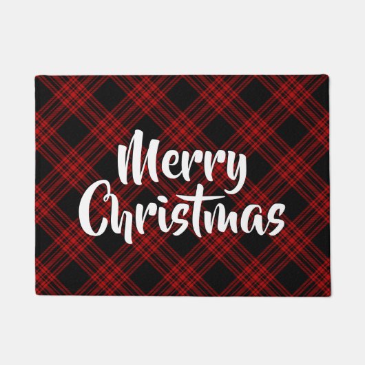 Merry Kerstmenzies Hunting Pset Deurmat (Voorkant)