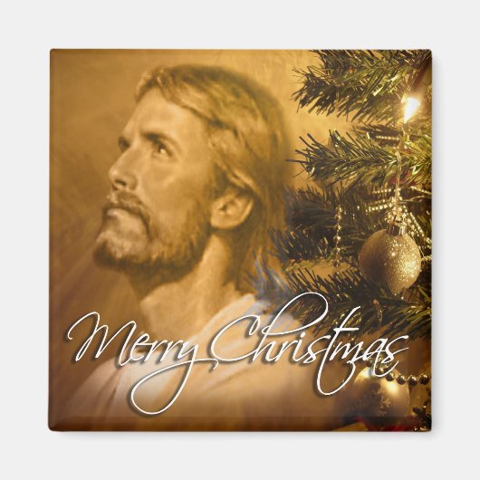 Merry Kerstmis 3 Magnet (Voorkant)