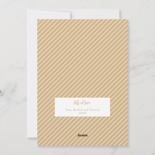 Merry Kerstmis 4 Foto Collage Feestdagenkaart (Achterkant)