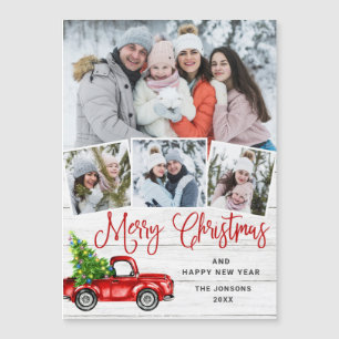 Merry Kerstmis 4 PHOTO Holiday Magnetic Card