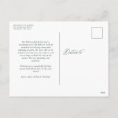 Merry Kerstmis 7 foto collage hunter green Feestdagenkaart (Achterkant)