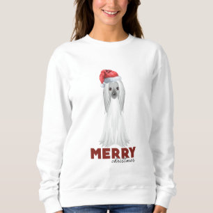 Merry Kerstmis Afghanischer Windhund Dog Trui