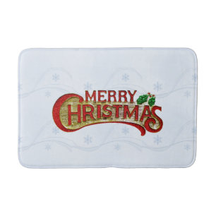 Merry Kerstmis Bath Mat