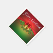 Merry Kerstmis Bells Holiday Napkins Servetten (Hoek)