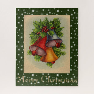 Merry Kerstmis Bells Puzzle Legpuzzel