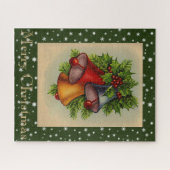 Merry Kerstmis Bells Puzzle Legpuzzel (Horizontaal)