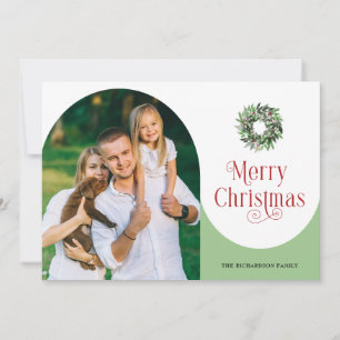 Merry Kerstmis bericht Foto bericht Feestdagenkaart